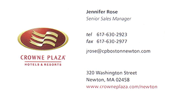 Newton Crowne Plaza Hotel
